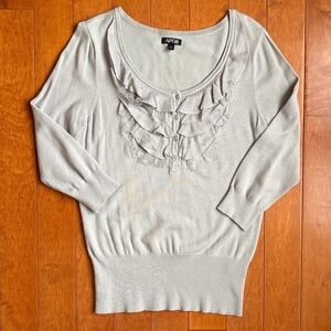 Apt. 9 Ruffle Front Sweater